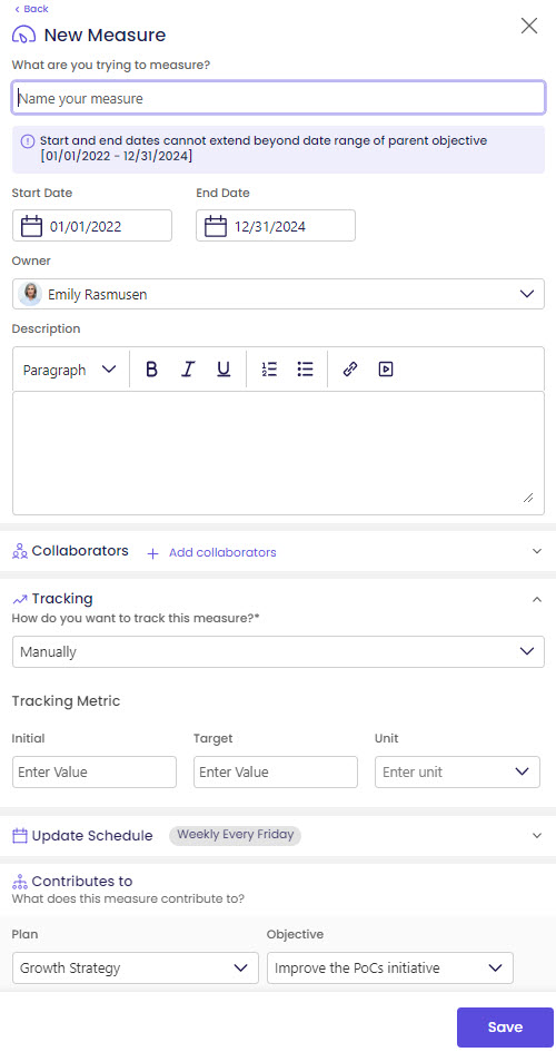 Add Measure_Sidebar View