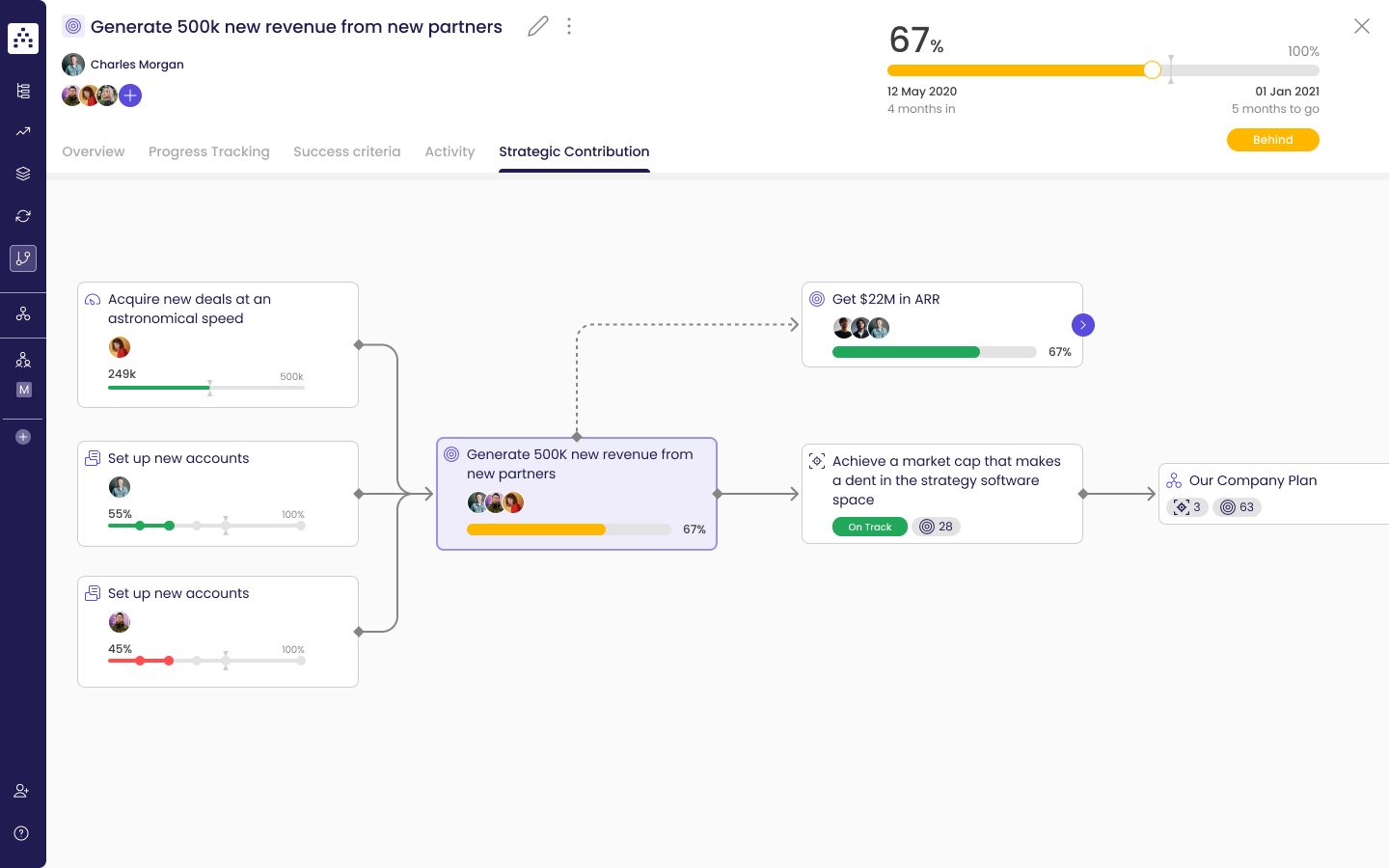 strategic contribution visualized