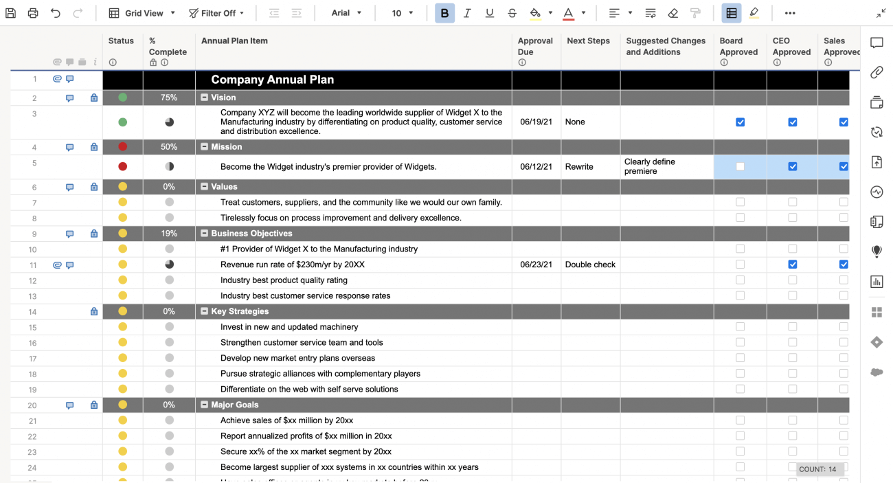 cascade vs smartsheet
