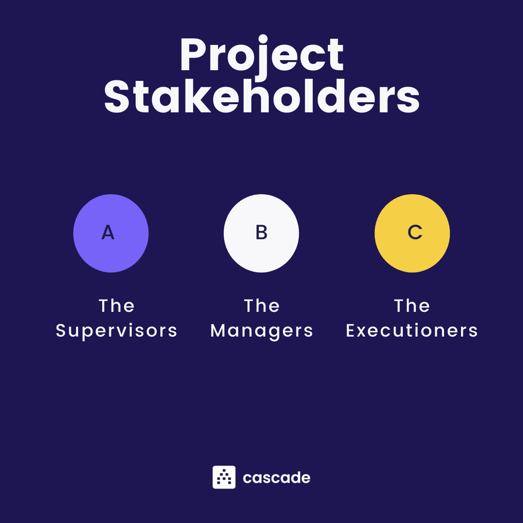 project stakeholders map